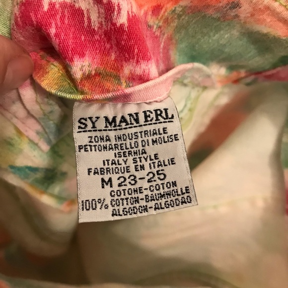 Vintage High Waist Floral Bermuda Shorts Small XS - Picture 7 of 8